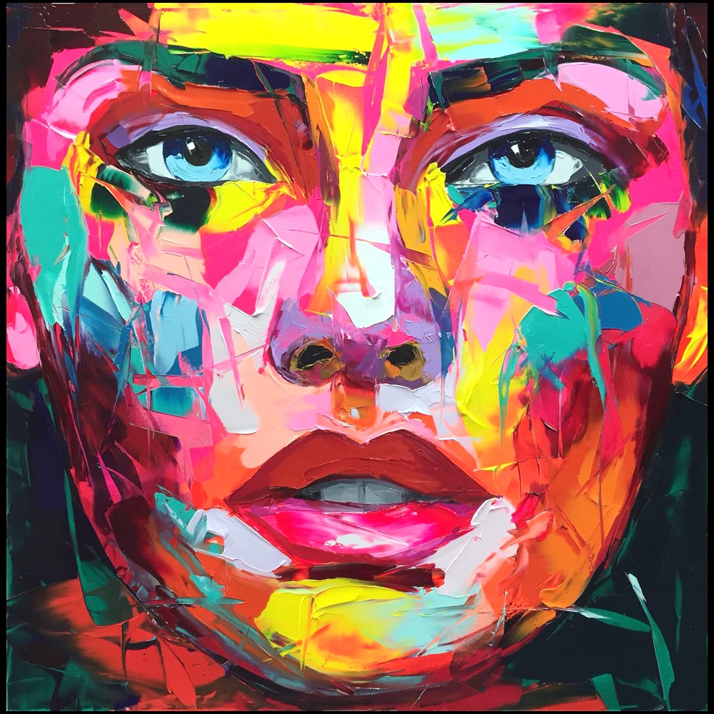 Francoise Nielly Portrait Palette Painting Expression Face020